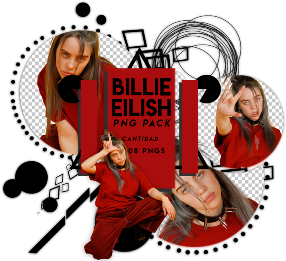 Billieelish Sticker - Billie Eilish Render Png (1024x875), Png Download