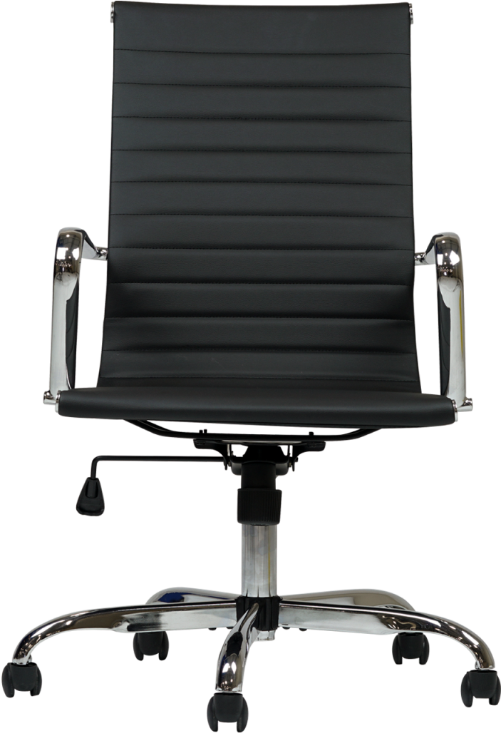 Eames Inspired Black Office Desk Chair - Haworth Comforto 29 (1200x1200), Png Download