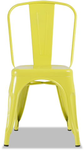 Yellow Metal Industrial Chair - Folding Chair (850x534), Png Download