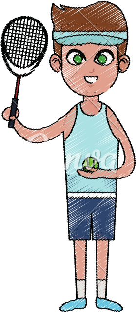 800 X 800 1 - Transparent Tennis Player Cartoon (800x800), Png Download