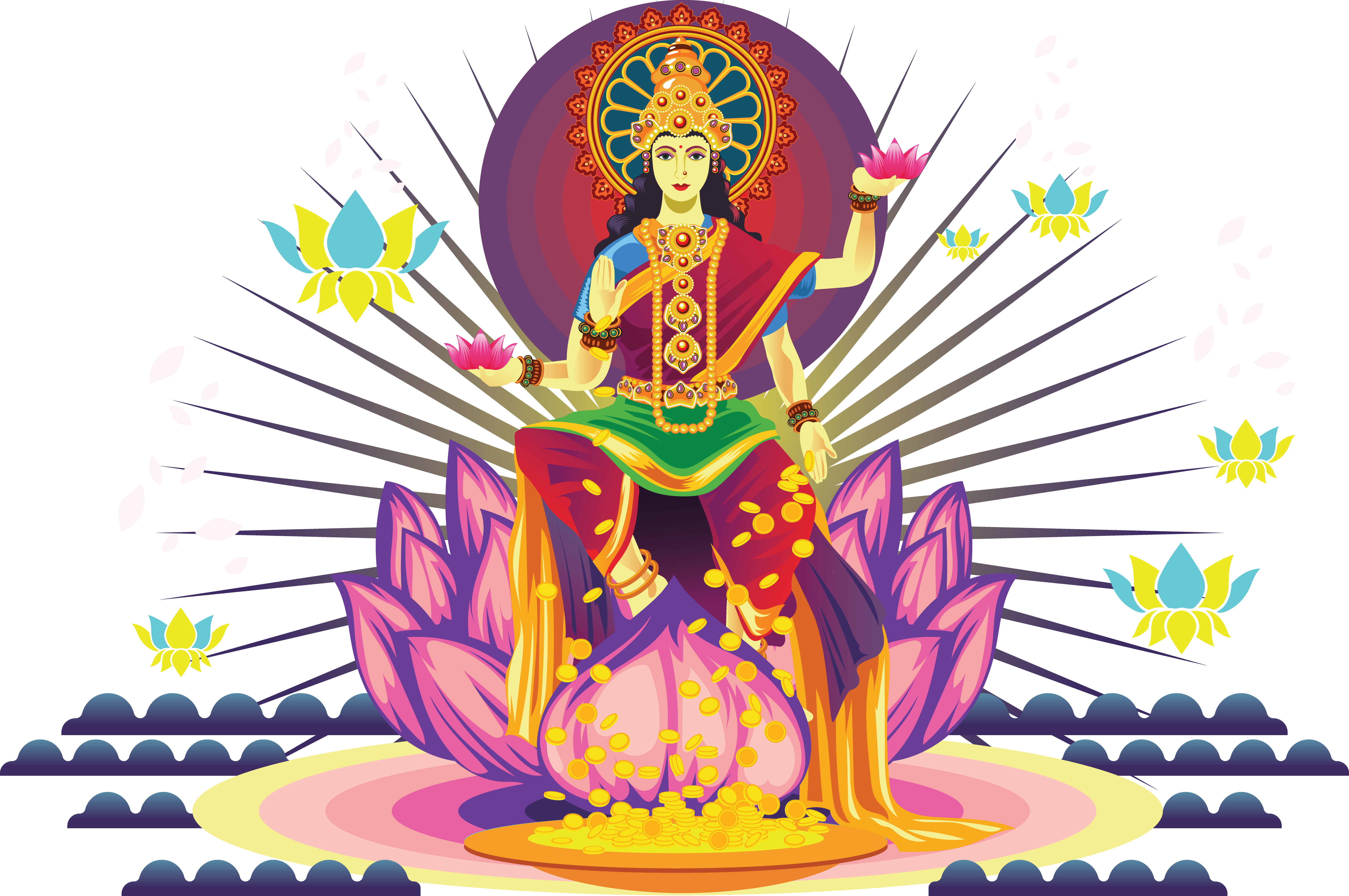 Png India Vector Culture - Indian Culture (5793x3849), Png Download