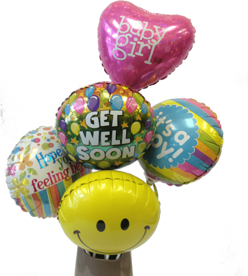 Single Stick Balloon - Balloon (1000x1000), Png Download
