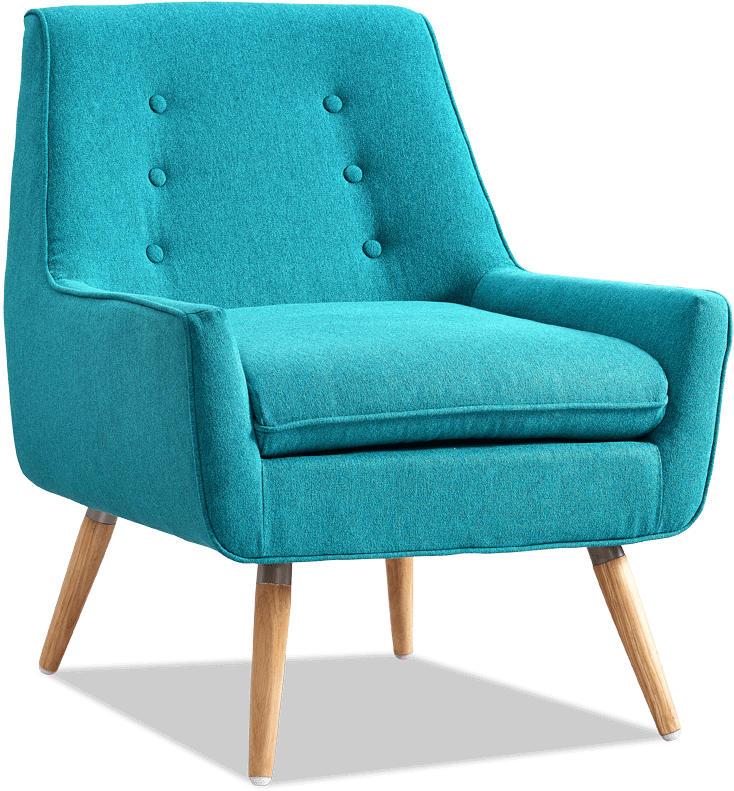 Blue Chair Png (1368x864), Png Download