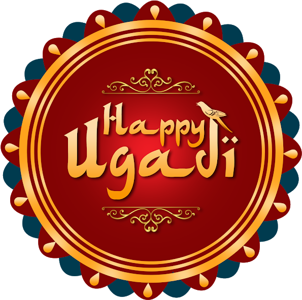 Happy Ugadi - Circle (640x640), Png Download