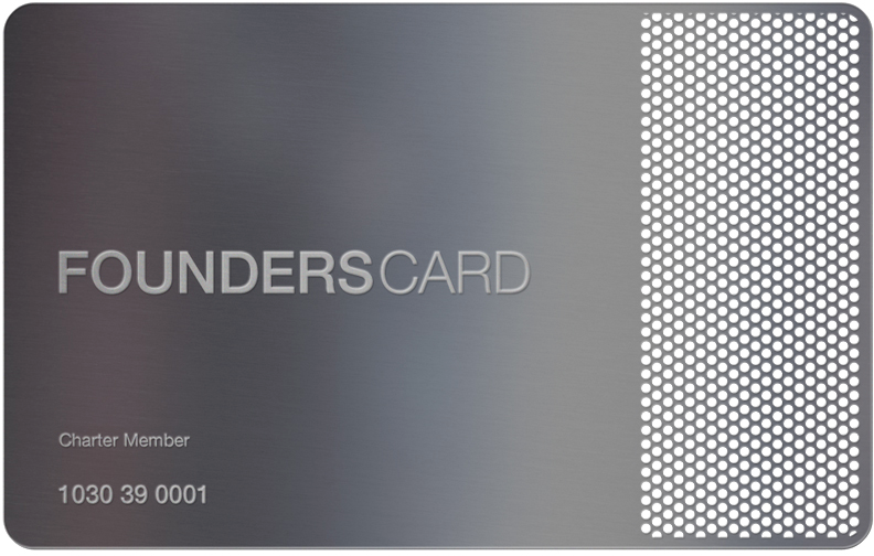 File - Founderscard - Founders Club Card (792x504), Png Download