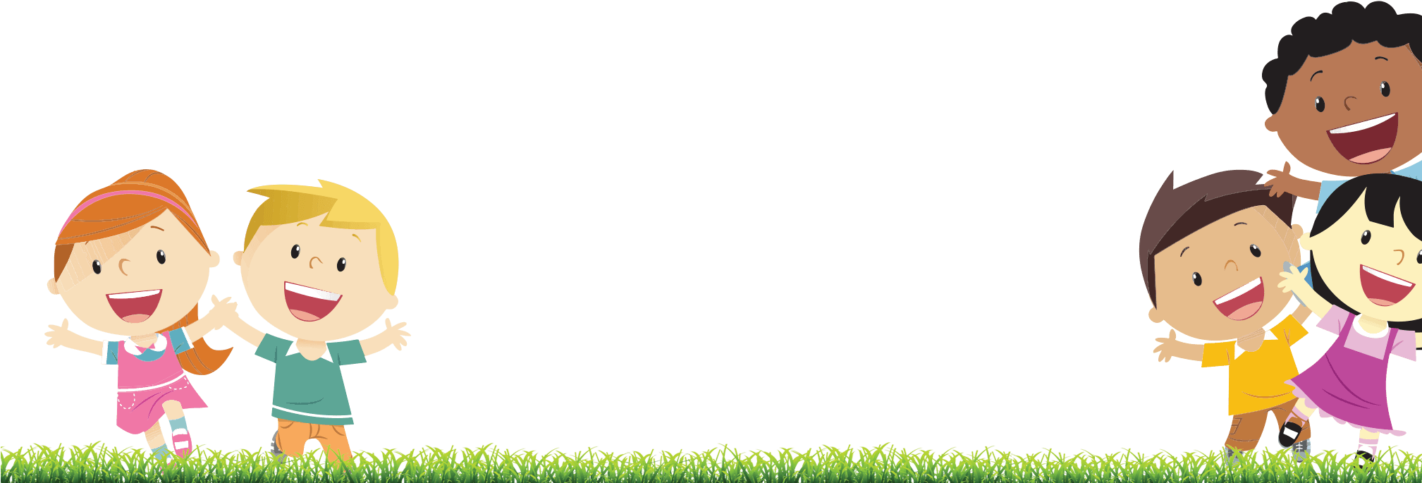 Kids Cartoon Bg - Bg Kids (2016x1000), Png Download