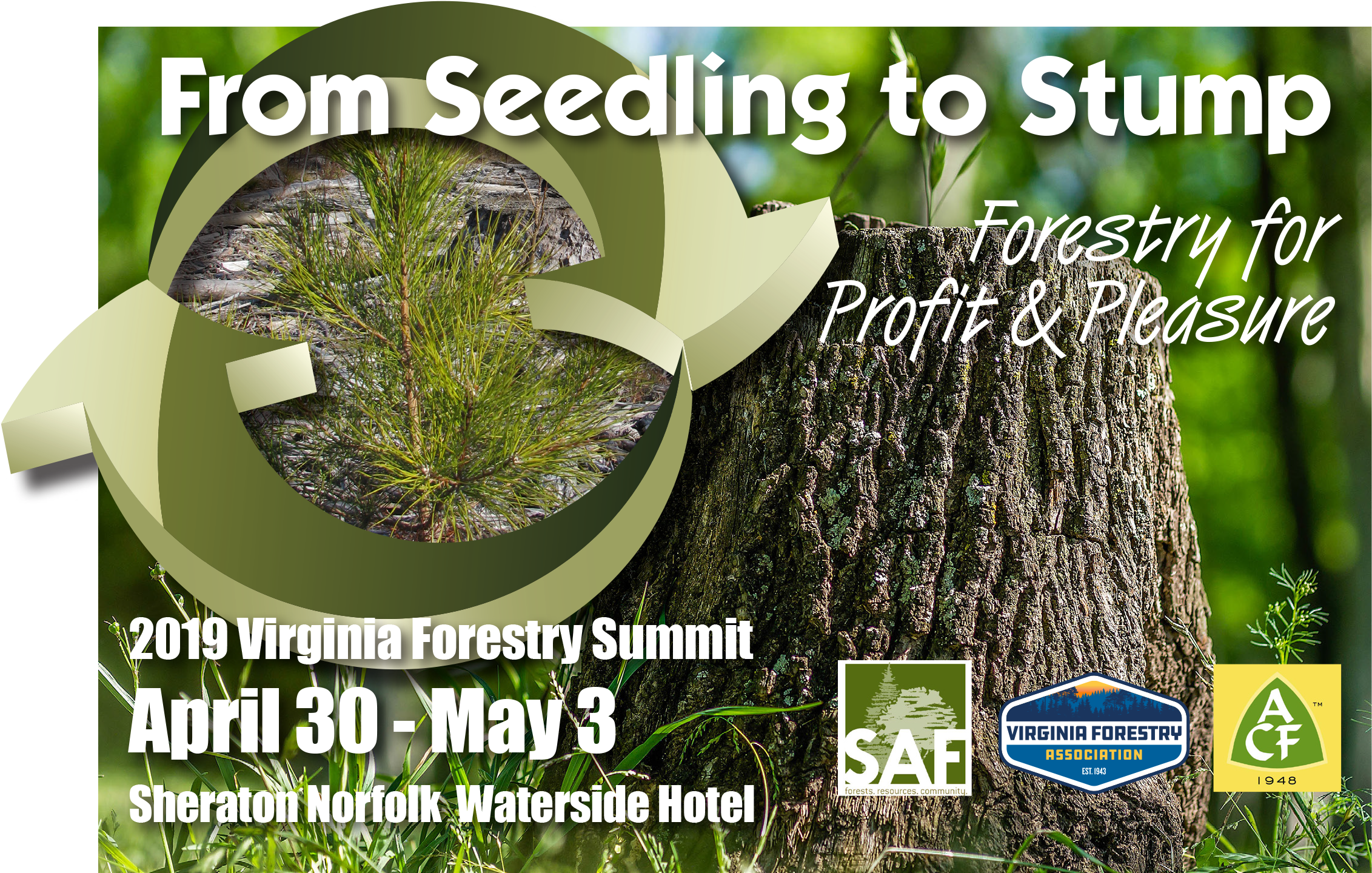 2019 Va Forestry Summit - Flyer (2358x1584), Png Download