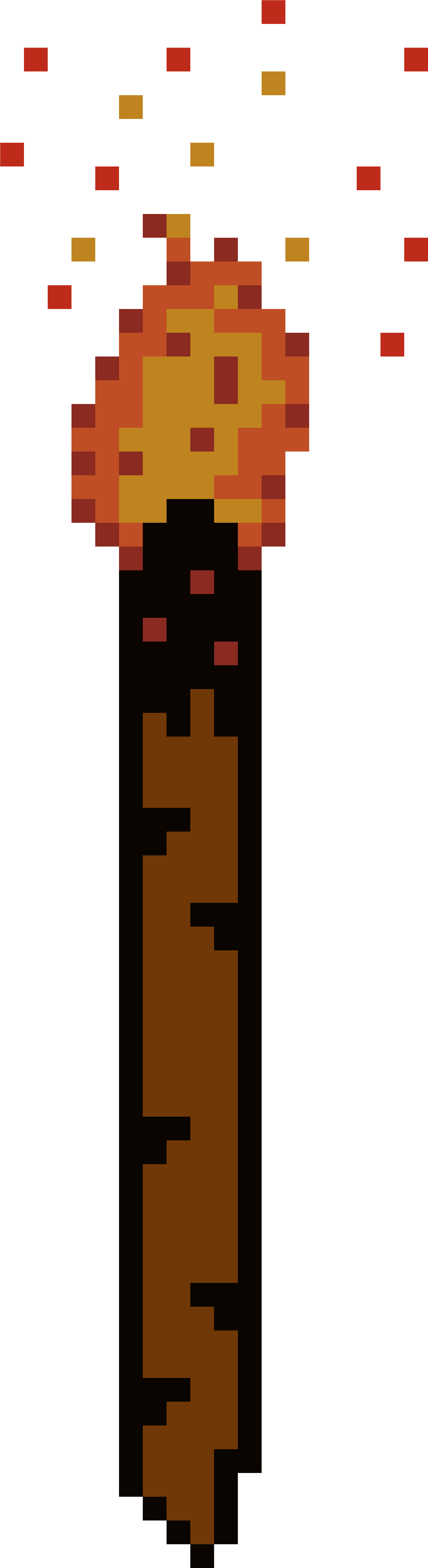 Torch - Cartoon (3712x9088), Png Download