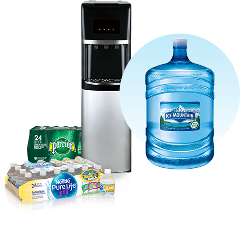 Ice Mountain® - Plastic Bottle (800x500), Png Download