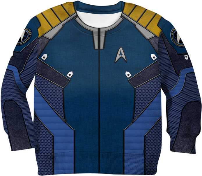 3d Captain Kirk Star Trek Beyond Kid Full Print Hoodie - Leather Jacket (800x800), Png Download