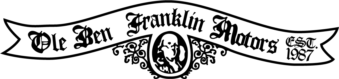 Ole Ben Franklin Motors Oak Ridge (1200x300), Png Download