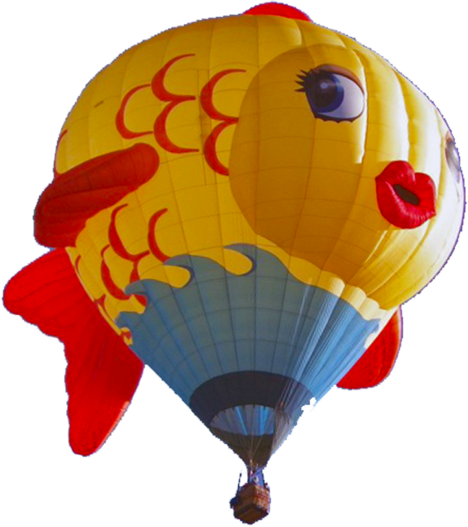 Sushi - Hot Air Balloon (728x800), Png Download