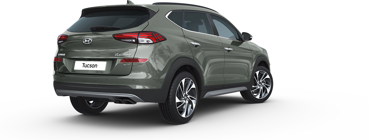 Tucson Back2 - Hyundai Tucson (1280x488), Png Download
