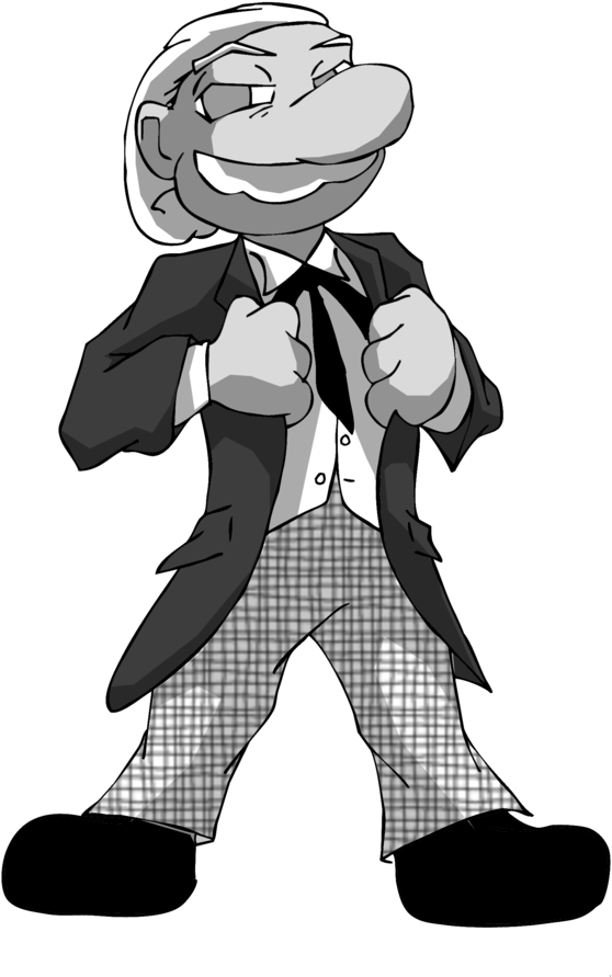 First Doctor Mario By Foe-studios - Cartoon (600x957), Png Download
