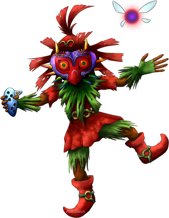 Skull Kid Png (650x780), Png Download