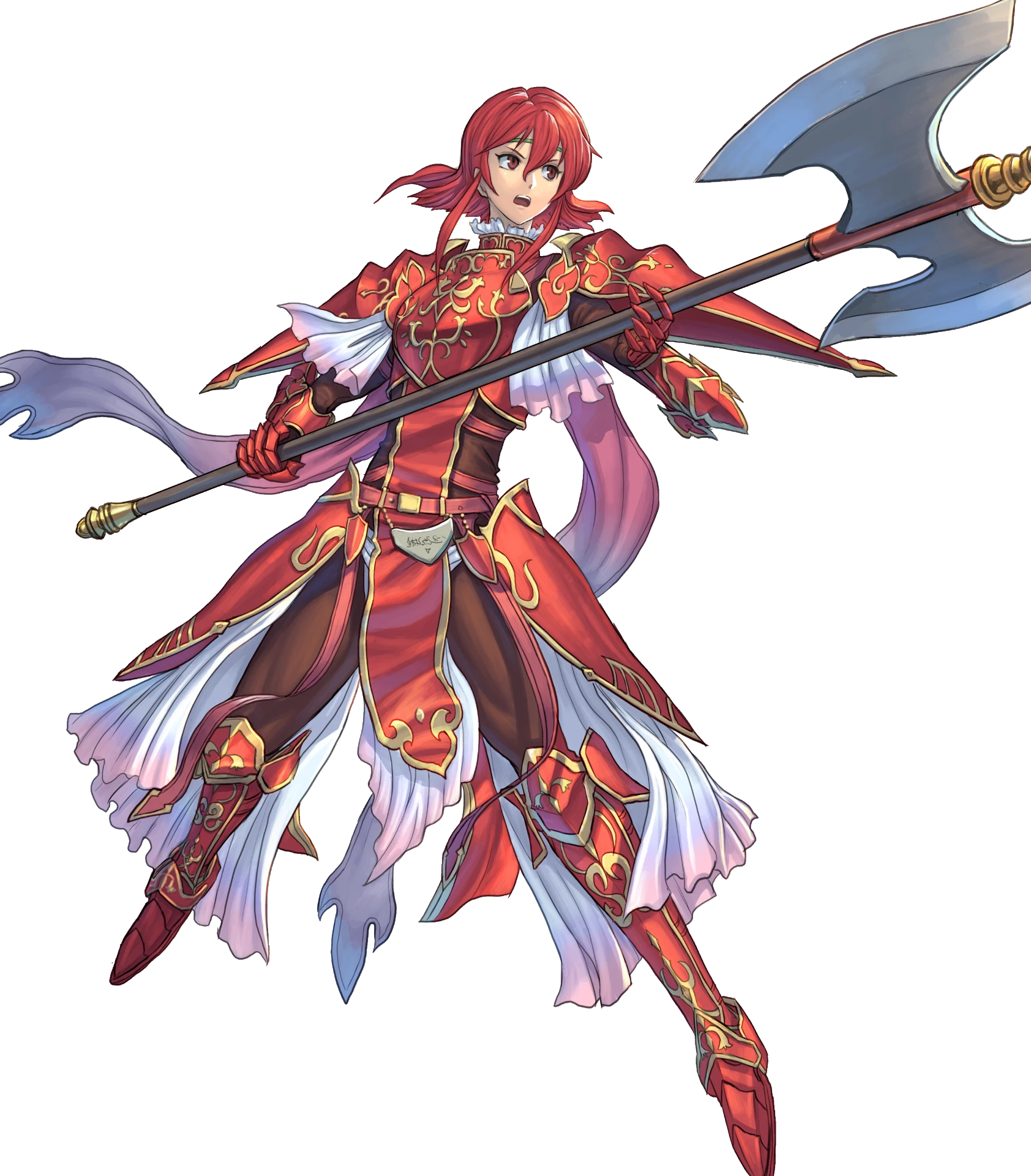Nouveaux Personnages - Minerva Fire Emblem Warrior (1684x1920), Png Download