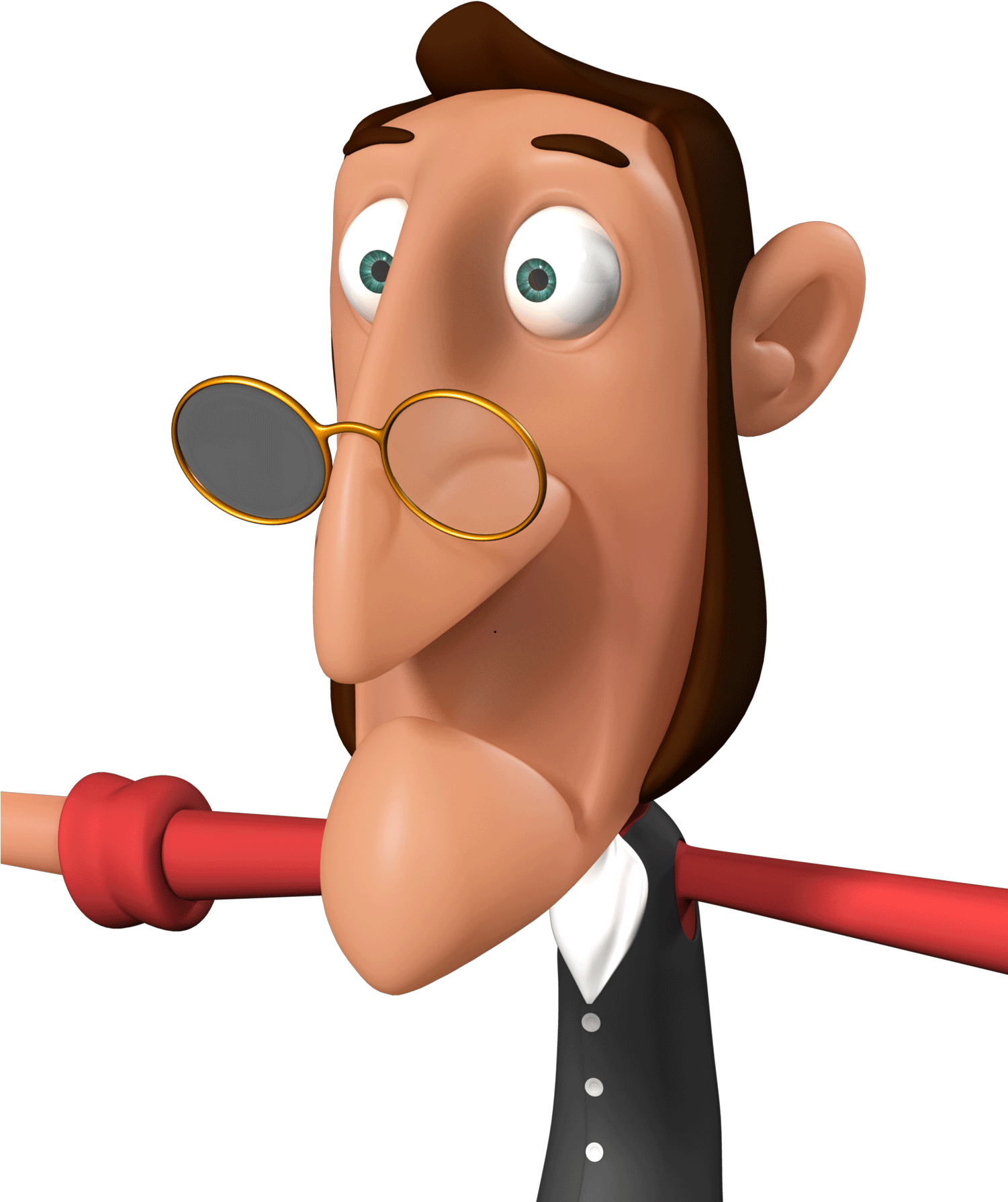 Full Size Of Old Man Cartoon Character Disney Painting - Cartoon 3d Old Man (1500x1875), Png Download