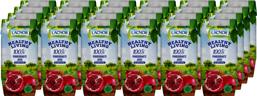 Lacnor Healthy Living Pomegranate Juice - Convenience Food (900x900), Png Download