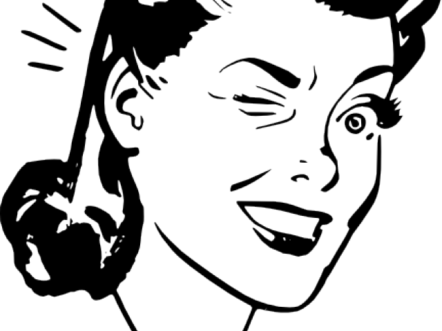 Wink Clipart (640x480), Png Download