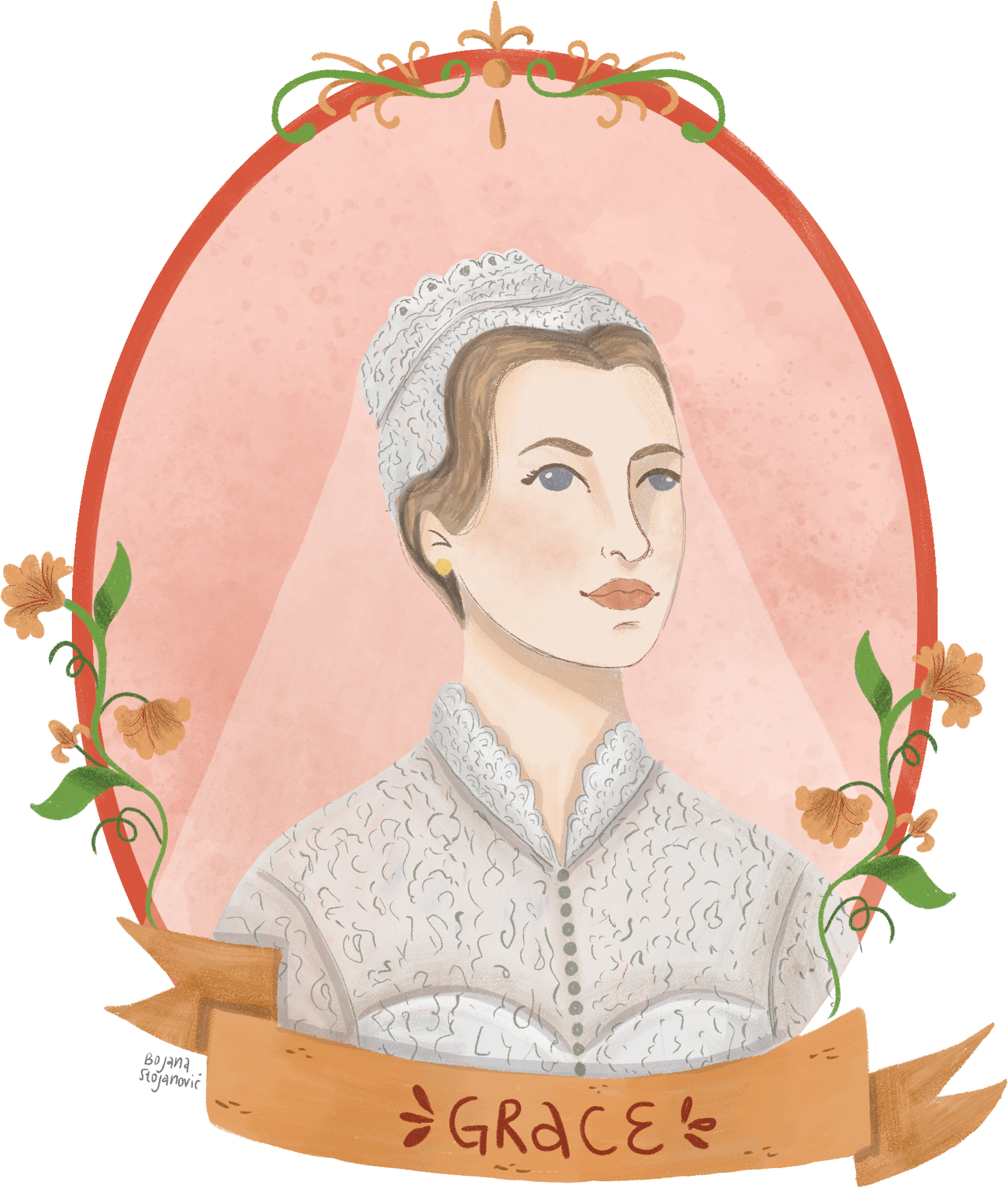 Grace Kelly Was Born Philly Blue Blood, But Became - Illustration (2362x2776), Png Download