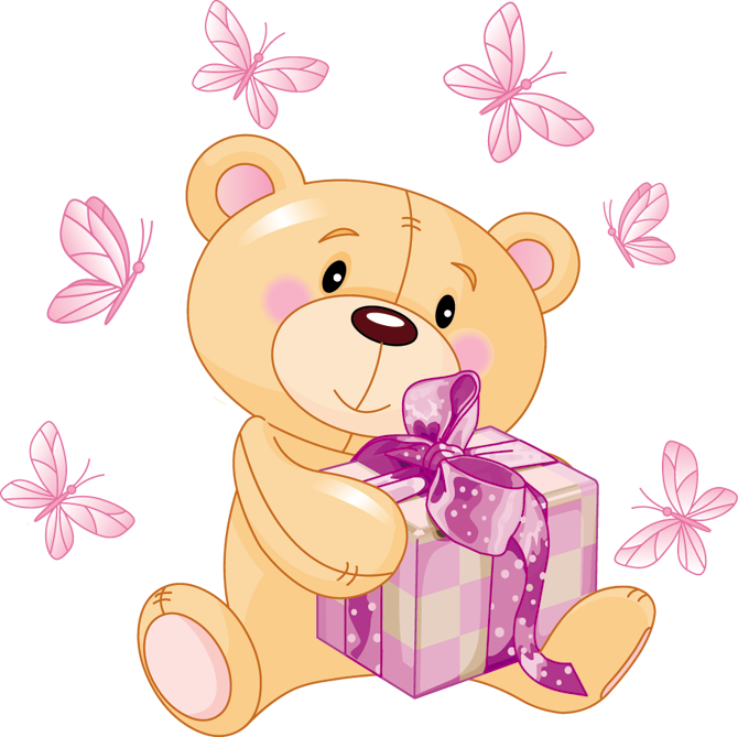 Первоисточник Teddy Bear Vector Clipart - Stickers Teddy Bear (670x669), Png Download