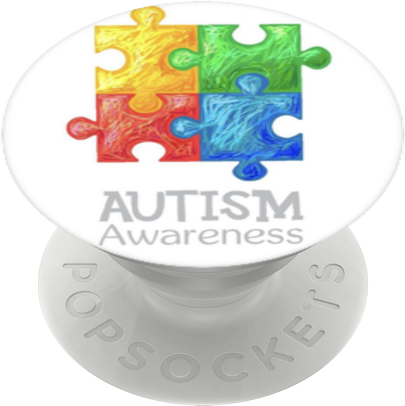 Autism Awareness, Popsockets - Circle (989x1000), Png Download