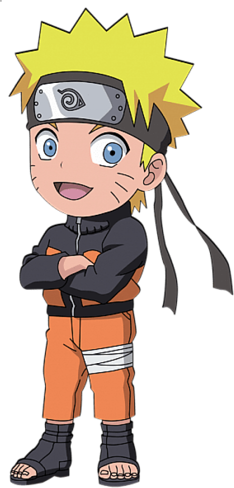 Free Png Download Naruto Free Clipart Png Photo Png - Naruto Chibi Png (480x990), Png Download