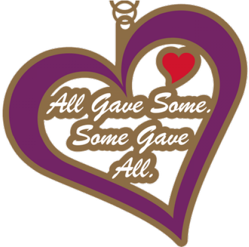 Medal Clipart Purple - Purple Heart Day Clip Art (640x480), Png Download