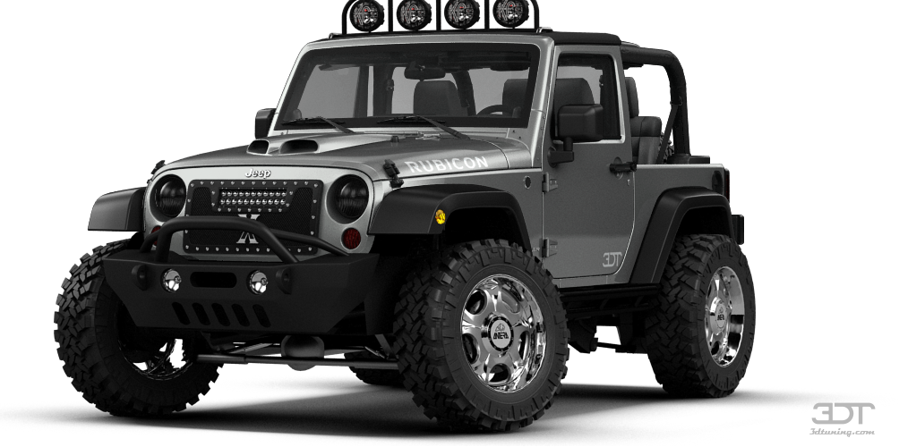 Jeep Png - Jeep Wrangler Rubicon Tuning (1004x500), Png Download