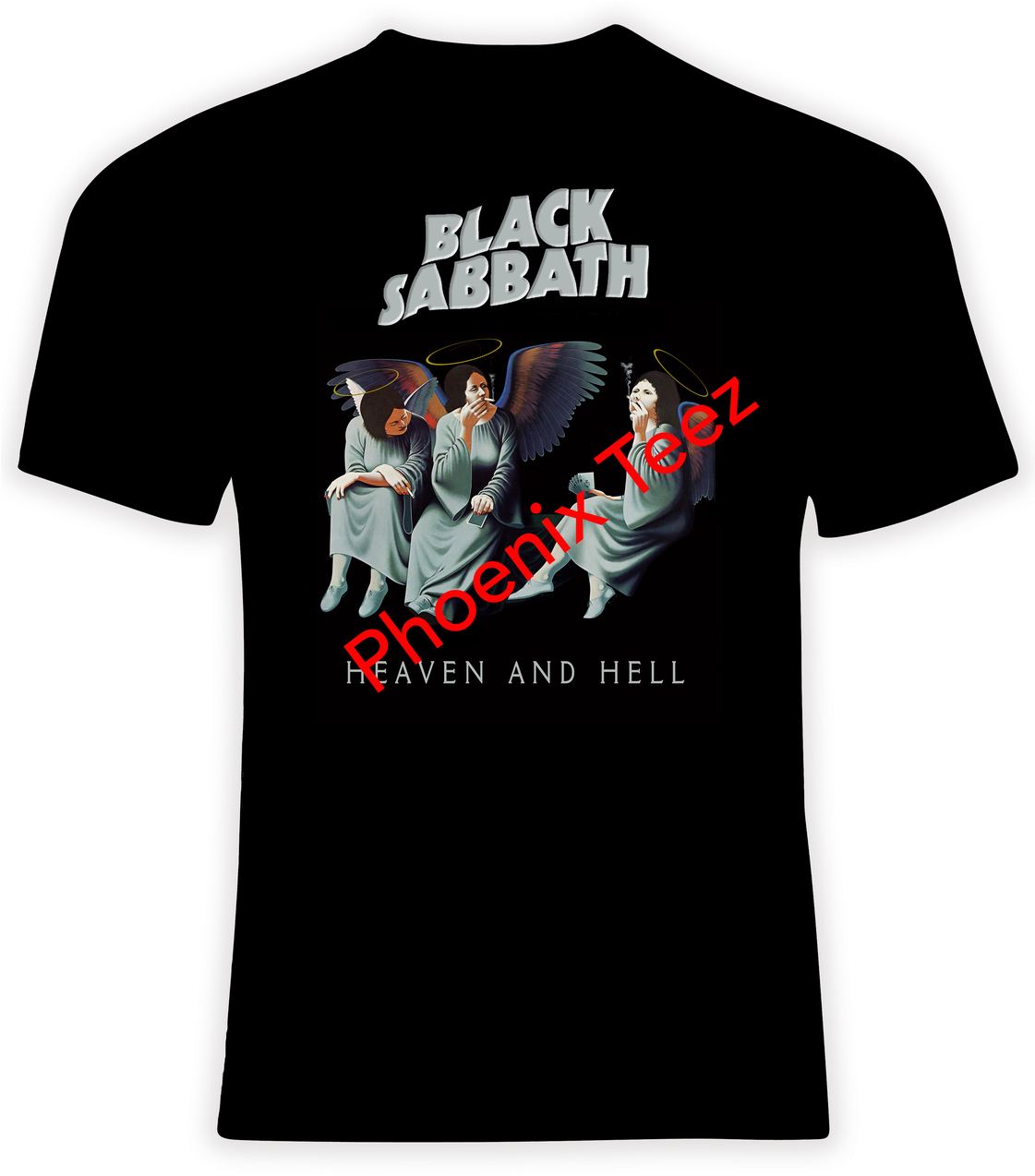 Black Sabbath Heaven And Hell - Active Shirt (1120x1280), Png Download