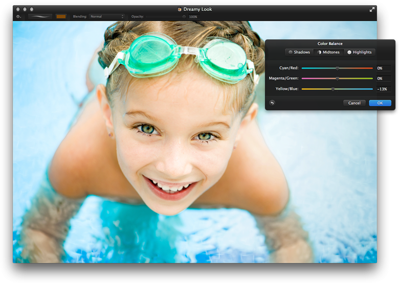 In The Effects Browser , Double-click The Color Balance - Kindje Sporten (780x554), Png Download