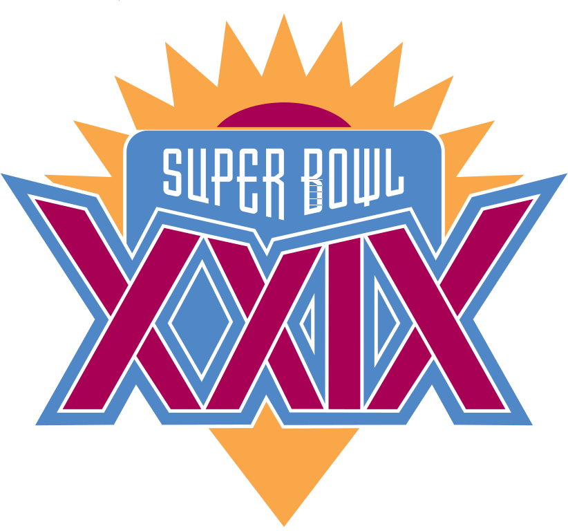 Xxix - Super Bowl Xxix Logo (822x768), Png Download