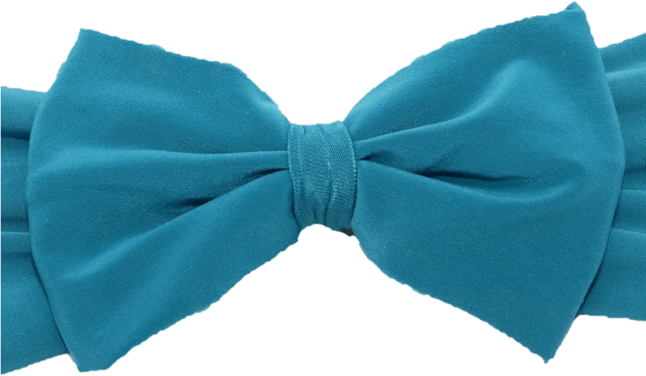 Blue Heat Band Bow - Hair Tie (912x912), Png Download