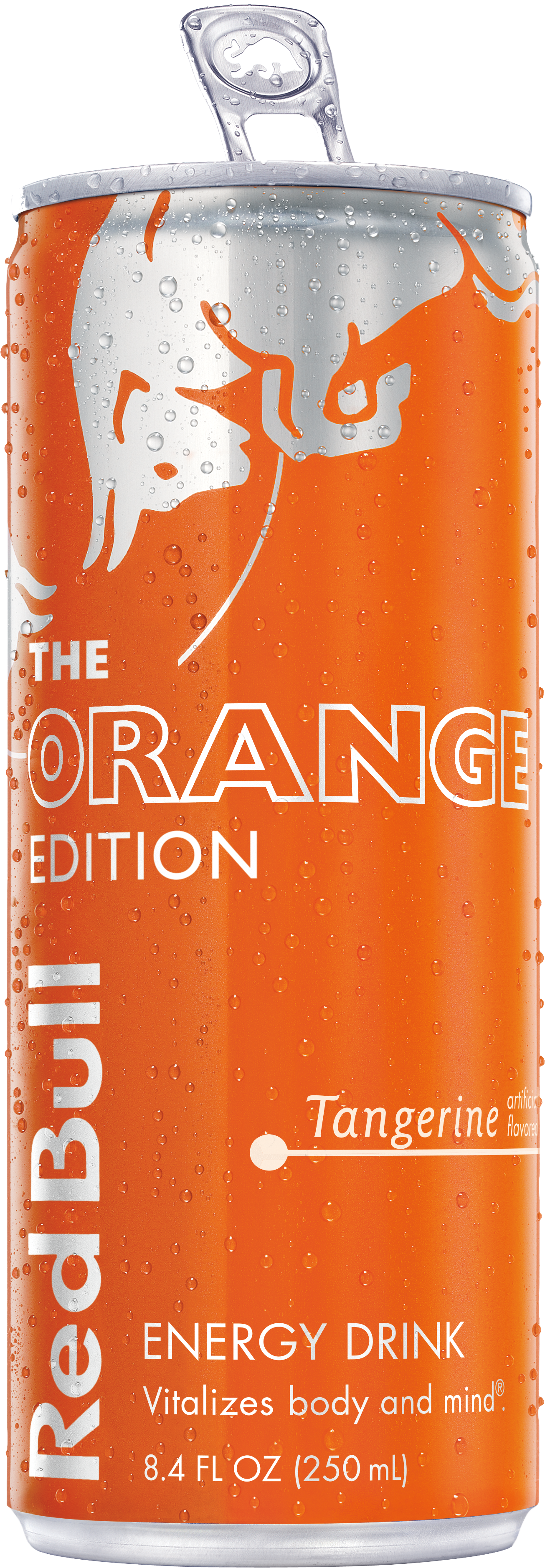 Red Bull Orange Edition - Energy Drink (1535x3970), Png Download