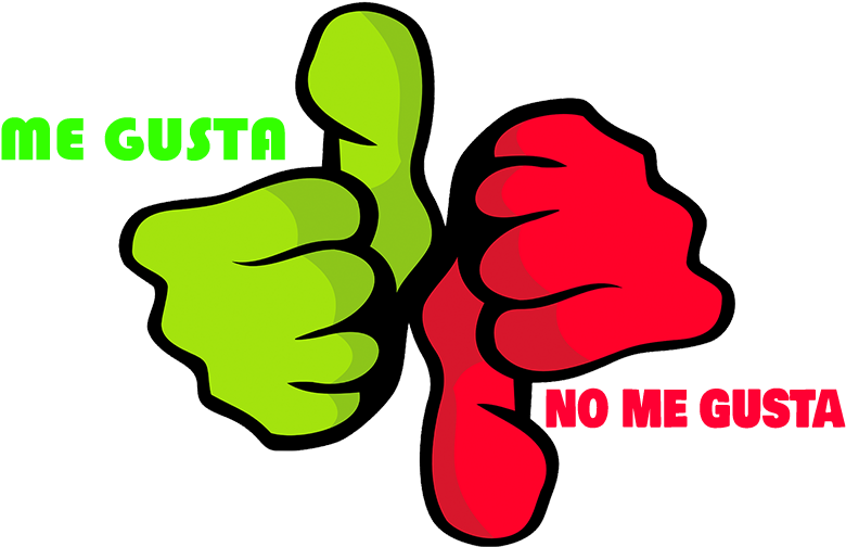 El Verbo Gustar - Right And Wrong Transparent (1024x800), Png Download