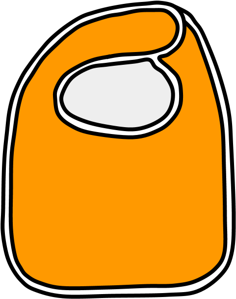 Bib-orange, Png (816x1056), Png Download