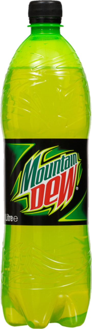 Mountain Dew Bottle 600 Ml (360x1289), Png Download
