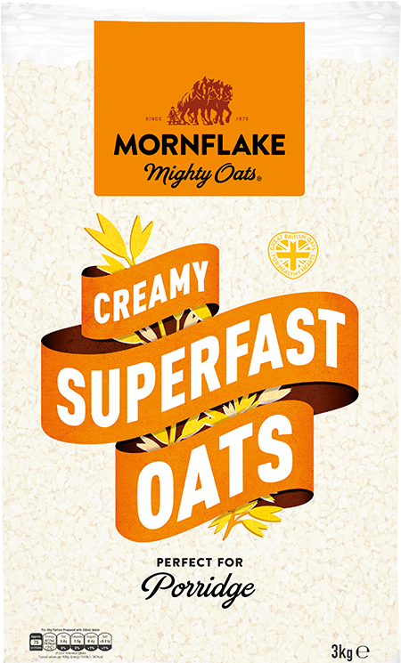 Creamy Superfast Oats - Creamy Superfast Oats Mornflake (800x800), Png Download