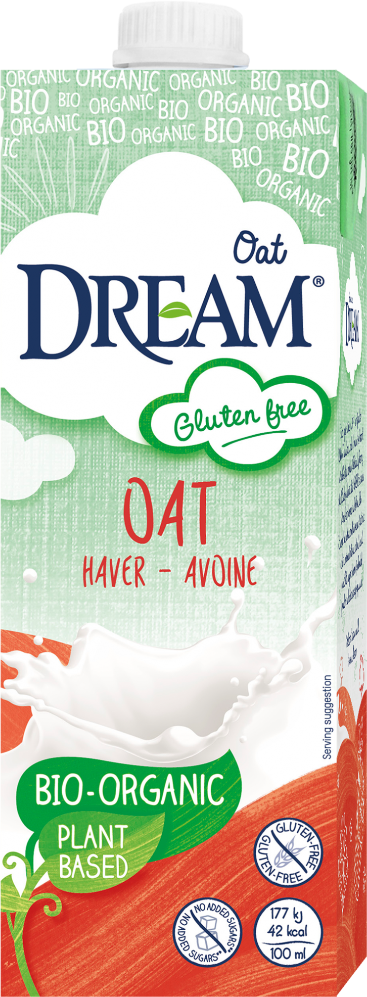 37001000 Dream Oat Glutenfree Organic - Dream Rice Milk (1324x2048), Png Download