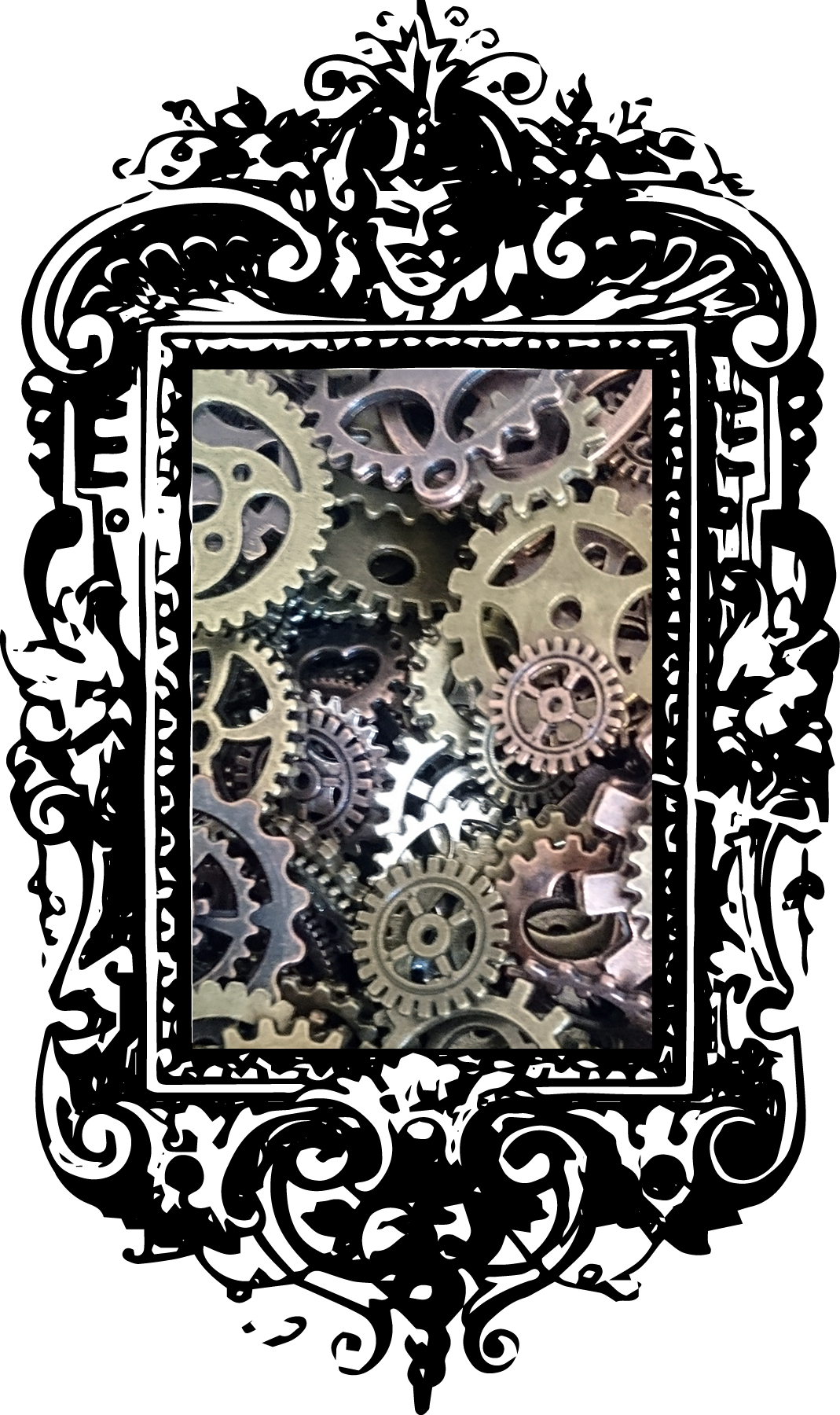 Lijst Steampunk - Steampunk - Illustration (1069x1800), Png Download