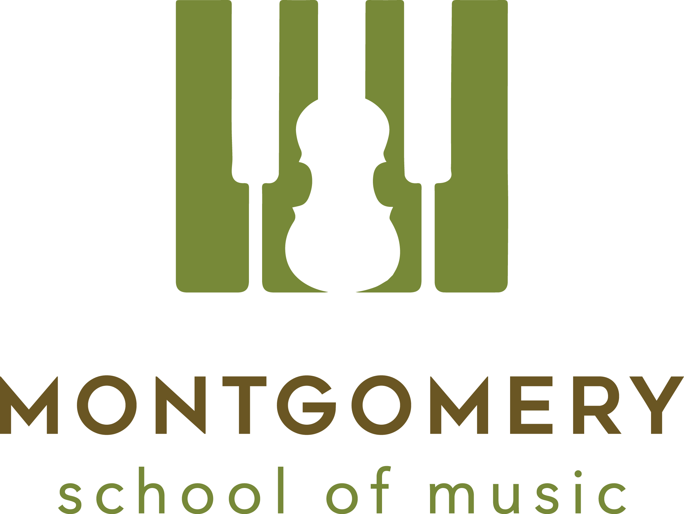 Montgomery School Of Music - Piano Guitar Logo (2179x1640), Png Download