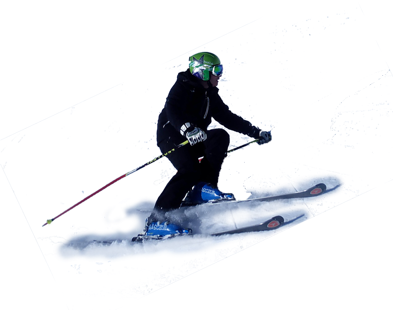 Skier Turns (778x622), Png Download