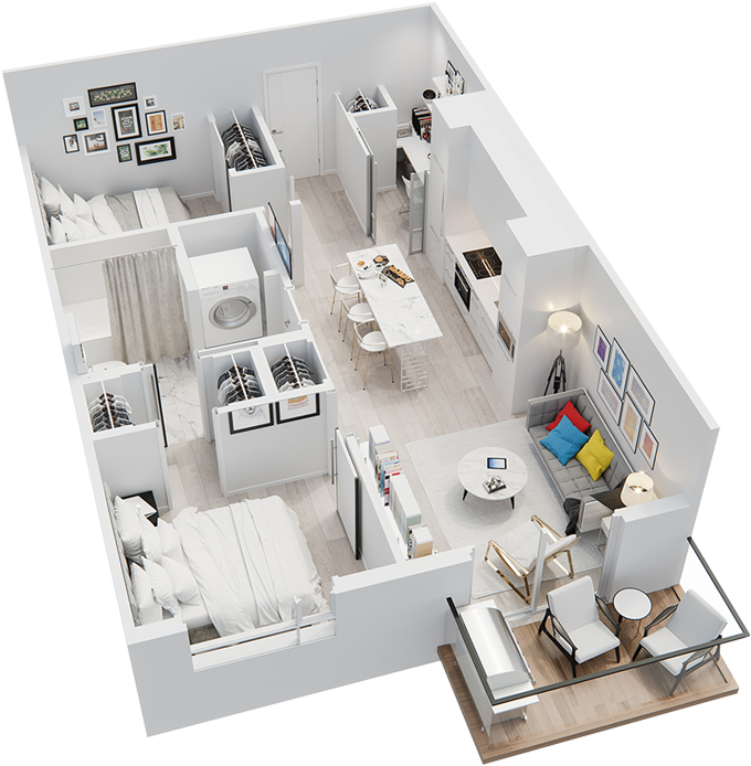 Download Floor Plan - Floor Plan (700x753), Png Download