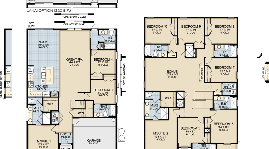 Santa Rosa Floorplan At Bellavida Resort Orlando - Solterra Santa Rosa Floor Plan (1081x600), Png Download