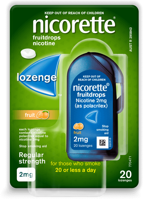 Nicorette Lozenge Fruit Drops - Nicorette Cooldrops Fruit (616x748), Png Download