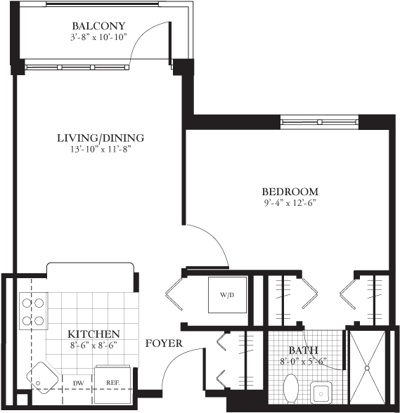 Floor Plans - Diagram (612x792), Png Download