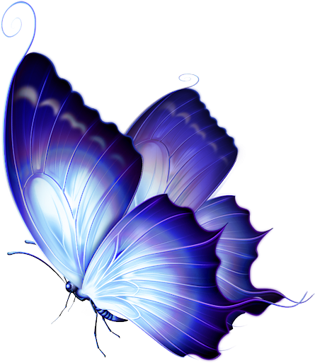 Фото, Автор Svetlera На Яндекс - Purple And Gold Butterfly (532x600), Png Download
