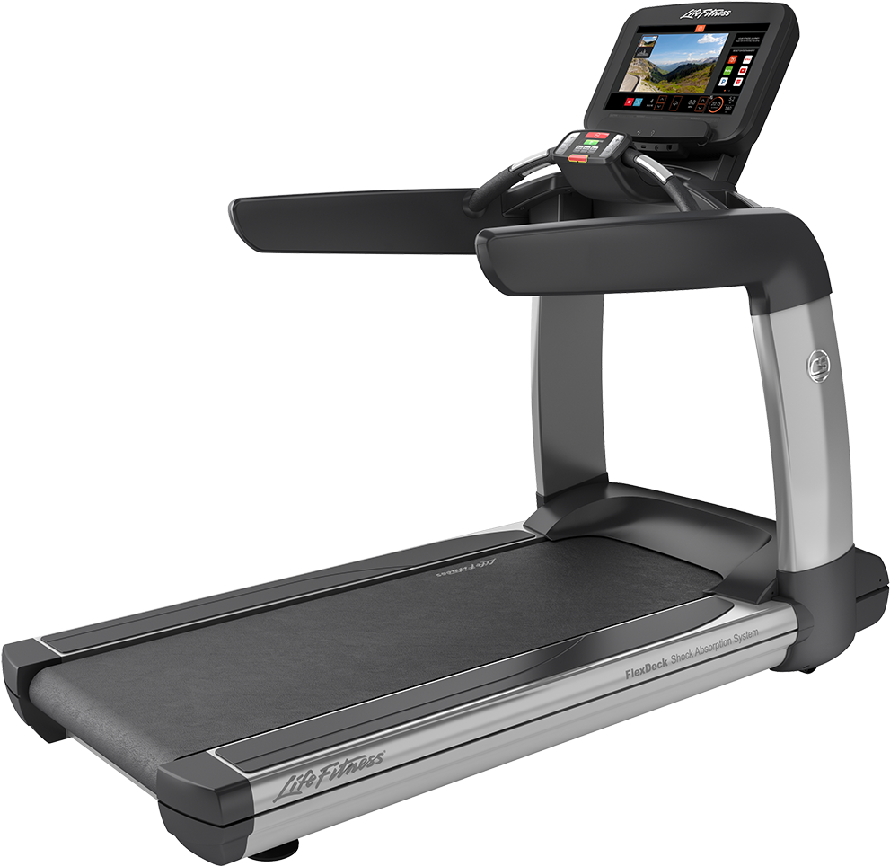 Platinum Club Series Treadmill - Life Fitness Flexdeck Treadmill (1000x1000), Png Download