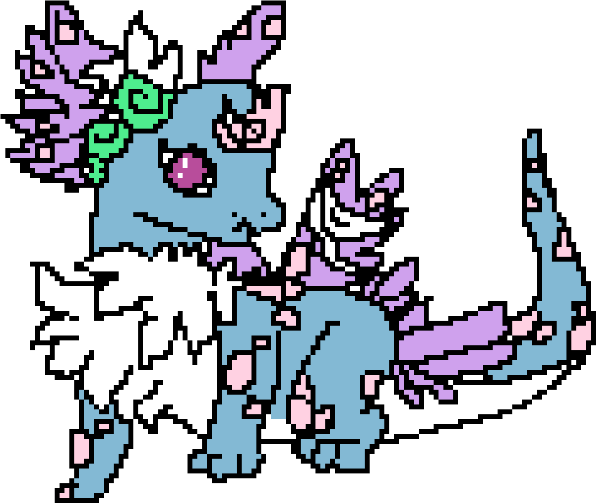 Cute Fairy Dragon - Cartoon (1290x1090), Png Download