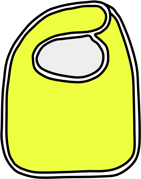 Bib-yellow, Png (816x1056), Png Download